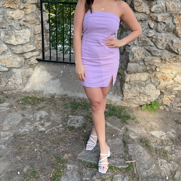 Lavender mini dress - Picture 2 of 2